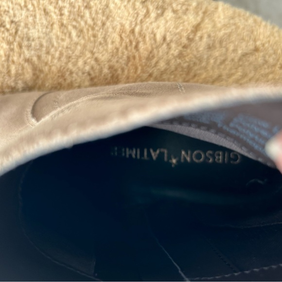 Tan taupe colored boots, looks like suede - Picture 6 of 6